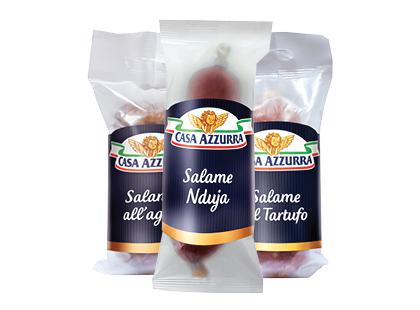 Prekė: Itališkas saliamis CASA AZZURRA, 3 rūšių, nerūš., 125 g
