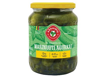 KĖDAINIŲ KONSERVŲ FABRIKO marinuoti agurkai*, 720 ml