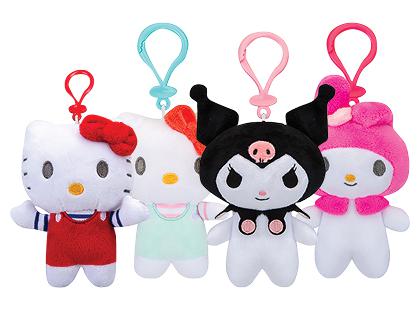 Pliušinis pakabukas HELLO KITTY*, 4 rūšių, 1 vnt.