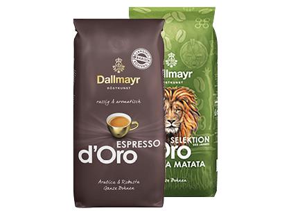 Prekė: Kavos pupelės DALLMAYR D’ORO, 2 rūšių, 1 kg