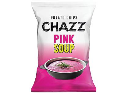 Šaltibarščių skonio bulvių traškučiai CHAZZ*, 130 g