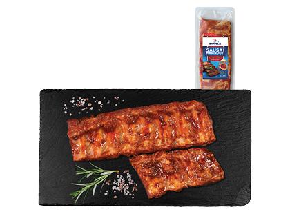 BIOVELOS kiaulienos šonkauliai azijietiškame marinate*, vakuumuoti, 1 kg