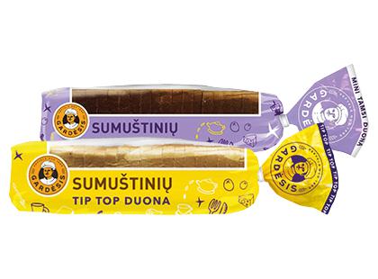 GARDĖSIO raikyta SUMUŠTINIŲ duona*, 2 rūšių, 240–350 g