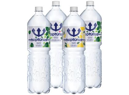 Mineralinis vanduo su skoniais NEPTŪNAS*, 3 rūšių, 2 but. × 1,5 l