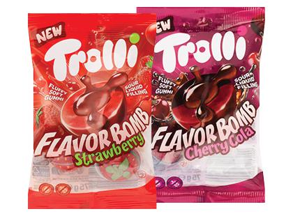 Guminukai TROLLI FLAVOR BOMB*, 2 rūšių, 75 g