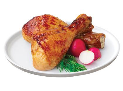 Prekė: Keptos ŽARIJOS viščiukų broilerių blauzdelės be antibiotikų, 1 kg
