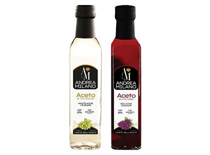 Baltojo; raudonojo vyno actas ANDREA MILANO*, 2 rūšių, 250 ml