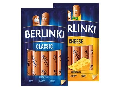 Virtos dešrelės BERLINKI*, 2 rūšių, II r., 2 pak. × 250 g