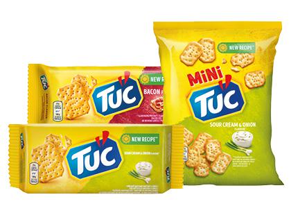 Krekeriai TUC*, 3 rūšių, 100 g