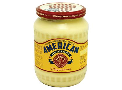 Prekė: AMERIKIETIŠKAS originalusis majonezas, 72 % rieb., 620 g