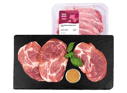 Prekė: Šviežia pjaustyta kiaulienos sprandinė WELL DONE be kaulo, 360 g