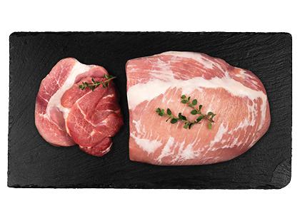 Šviežias kiaulienos kumpis be kaulo ir odos, vakuumuotas, 1 kg