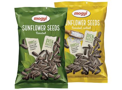 Skrudintos nelukštentos dryžuotos saulėgrąžos MOGYI*, 2 rūšių, 150 g