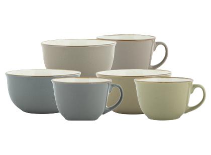 Dubenėlis; puodelis AURORA*, 3 spalvų, ø 14 cm; 400 ml, 1 vnt.