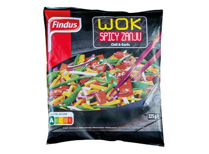 Prekė: Šaldytos daržovės WOK SPICY FINDUS, 325 g