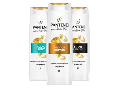 Plaukų šampūnas PANTENE*, 3 rūšių, 400 ml