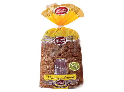 BALTOJO PYRAGO juoda raikyta NAMINĖ duona*, 650 g
