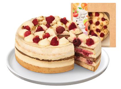 TIRAMISU tortas su avietėmis, 1 kg