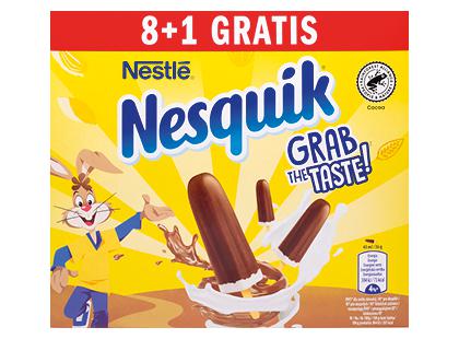 Valgomieji ledai ant pagaliuko NESQUIK NESTLÉ*, 1 dėž. (9 vnt. × 36 g)