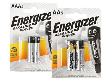 Elementai ENERGIZER, AA; AAA, 1 pak. (2 vnt.)