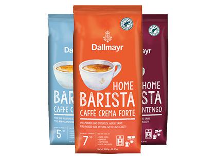 Prekė: Kavos pupelės DALLMAYR HOME BARISTA, 3 rūšių, 1 kg