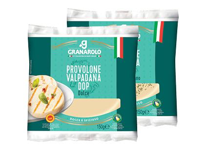 Provolonės sūris GRANAROLO PROVOLONE VALPADANA DOP, 2 rūšių, 26,4 % rieb. s. m., 150 g