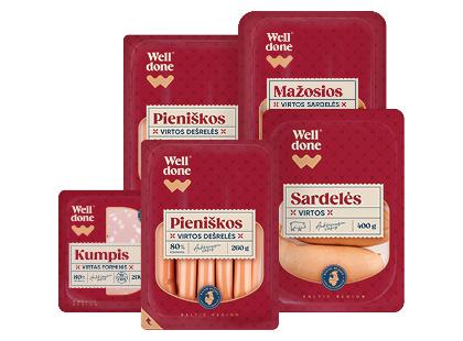 Virtoms dešroms ir dešrelėms WELL DONE*