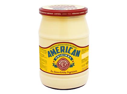 Prekė: AMERIKIETIŠKAS ORIGINALUS majonezas, 72 % rieb., 620 g