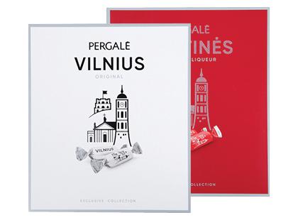 PERGALĖS saldainių rinkinys VILNIUS; SOSTINĖS*, 2 rūšių, 250 g