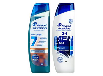 Vyriškas plaukų šampūnas HEAD & SHOULDERS*, 2 rūšių, 330 ml