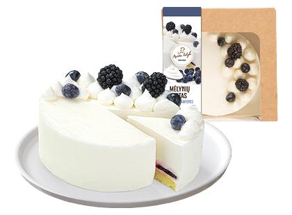 Mėlynių tortas su maskarponės sūriu*, 1 kg