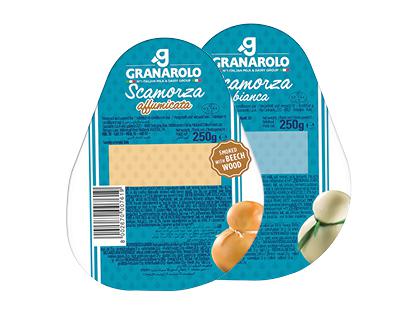 Sūris GRANAROLO SCAMORZA, 2 rūšių, 42,5–43 % rieb. s. m., 250 g
