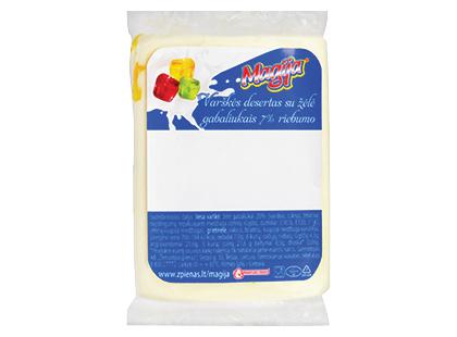 Desertinis varškės sūris su želės gabaliukais MAGIJA*, 7 % rieb., fasuotas, 1 kg