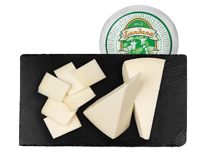 Ožkų pieno sūris LANDANA CHEESE MILD*, 50 % rieb. s. m., sveriamas, 1 kg