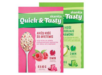 Avižinė košė SKANĖJA QUICK & TASTY*, 2 rūšių, 240 g