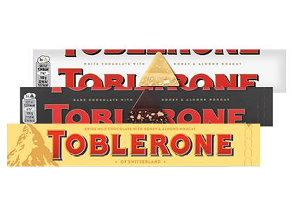 Šokoladas TOBLERONE*, 3 rūšių, 100 g