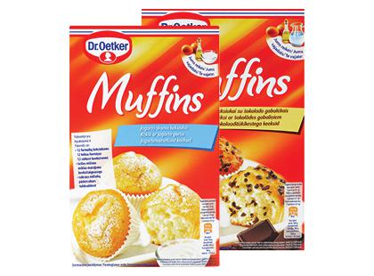 Prekė: Mišinys keksiukams ruošti DR. OETKER*, 2 rūšių, 300–335 g