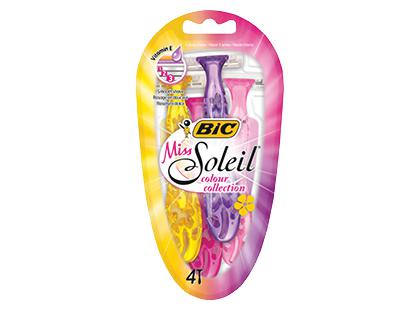 Moteriškas vienkartinis skustuvas BIC SOLEIL*, 1 dėž. (4 vnt.)