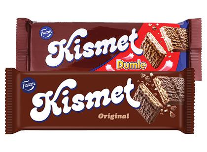 Vaflinis batonėlis FAZER KISMET*, 2 rūšių, 55 g