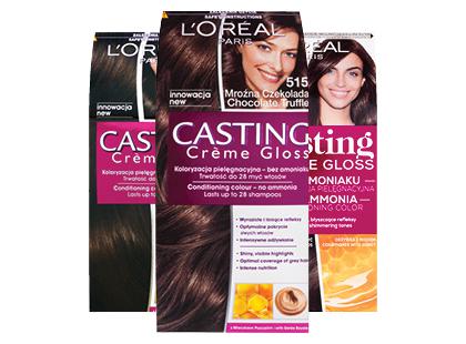 Plaukų dažai L’OREAL CASTING CREME GLOSS*, 3 rūšių, 300–515 ml