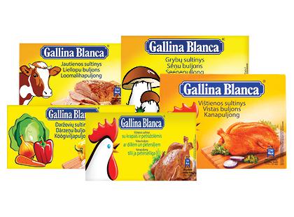 Produkcijai GALLINA BLANCA*