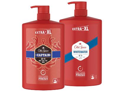 Vyriškas dušo gelis OLD SPICE*, 2 rūšių, 1 l