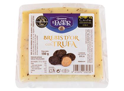 Avių pieno sūris su trumais EL PASTOR*, 57 % rieb. s. m., sveriamas, 1 kg