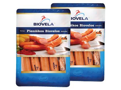 Virtos BIOVELOS PIENIŠKOS dešrelės, a. r., 2 pak. × 260 g