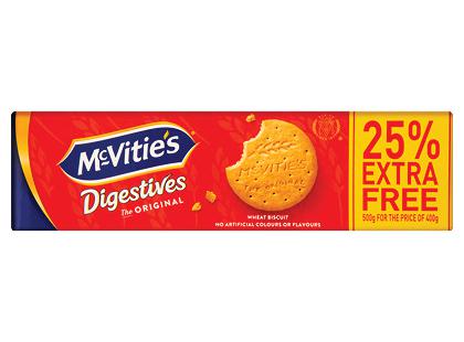 Sausainiai MCVITIE’S DIGESTIVE*, 500 g