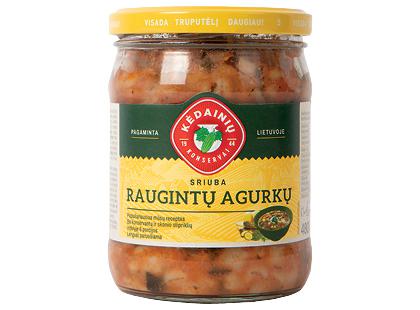 Raugintų agurkų sriuba KĖDAINIŲ KONSERVŲ FABRIKAS*, 480 g