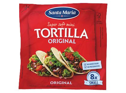 Mažosios kviečių tortilijos SANTA MARIA TEX MEX*, 200 g