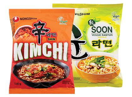 Mazuma.lt | „Greitai paruošiami makaronai NONGSHIM*, 2 rūšių, 112