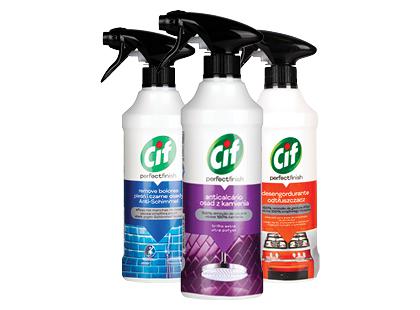 Kalkių; pelėsių; orkaičių valiklis CIF*, 3 rūšių, 435 ml