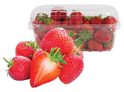 Braškės, fasuotos, 500 g